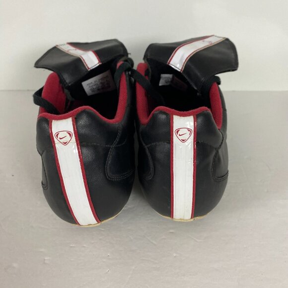 Nike Tiempo 750 Soccer Cleats Men's Size 12.5 Black Red White Leather 2004 - Picture 6 of 11